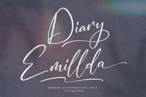 [Creativefabrica] Diary Emillda Font (2021)_0.jpg